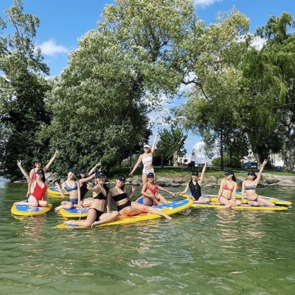 SUP Yoga Class on Canandaigua Lake