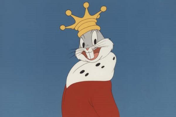 Still of Bugs Bunny as King
