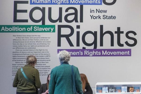 Seeing Equal Rights in foyer