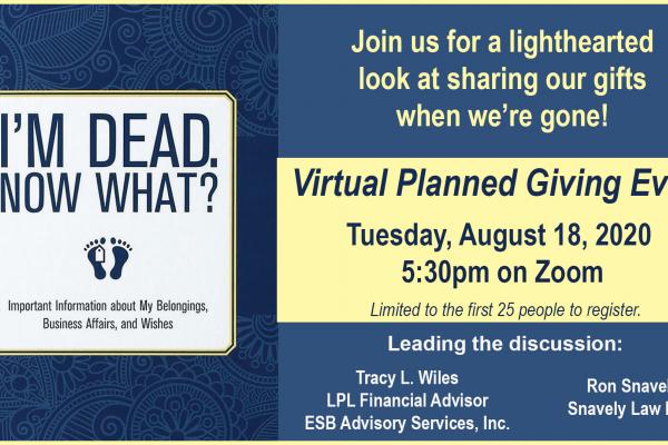Virtual Planned Giving Event image