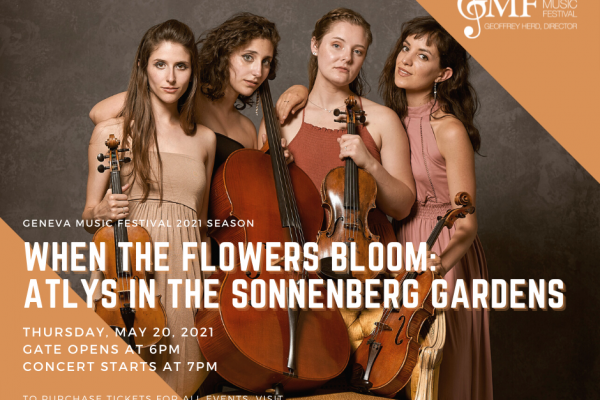 WHEN THE FLOWERS BLOOM: ATLYS IN THE SONNENBERG GARDENS