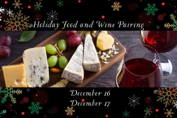 Holiday Food and Wine Pairing at Buttonwood Grove