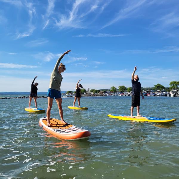 SUP Yoga Class in Sodus Point