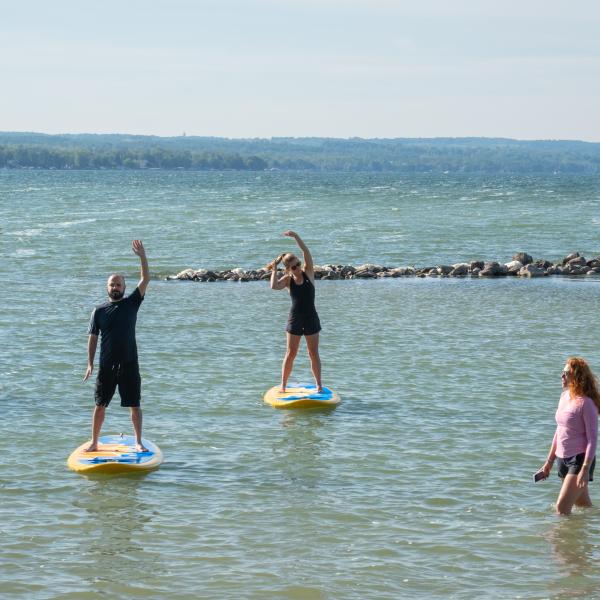 Paddleboard Yoga Class Sodus Point